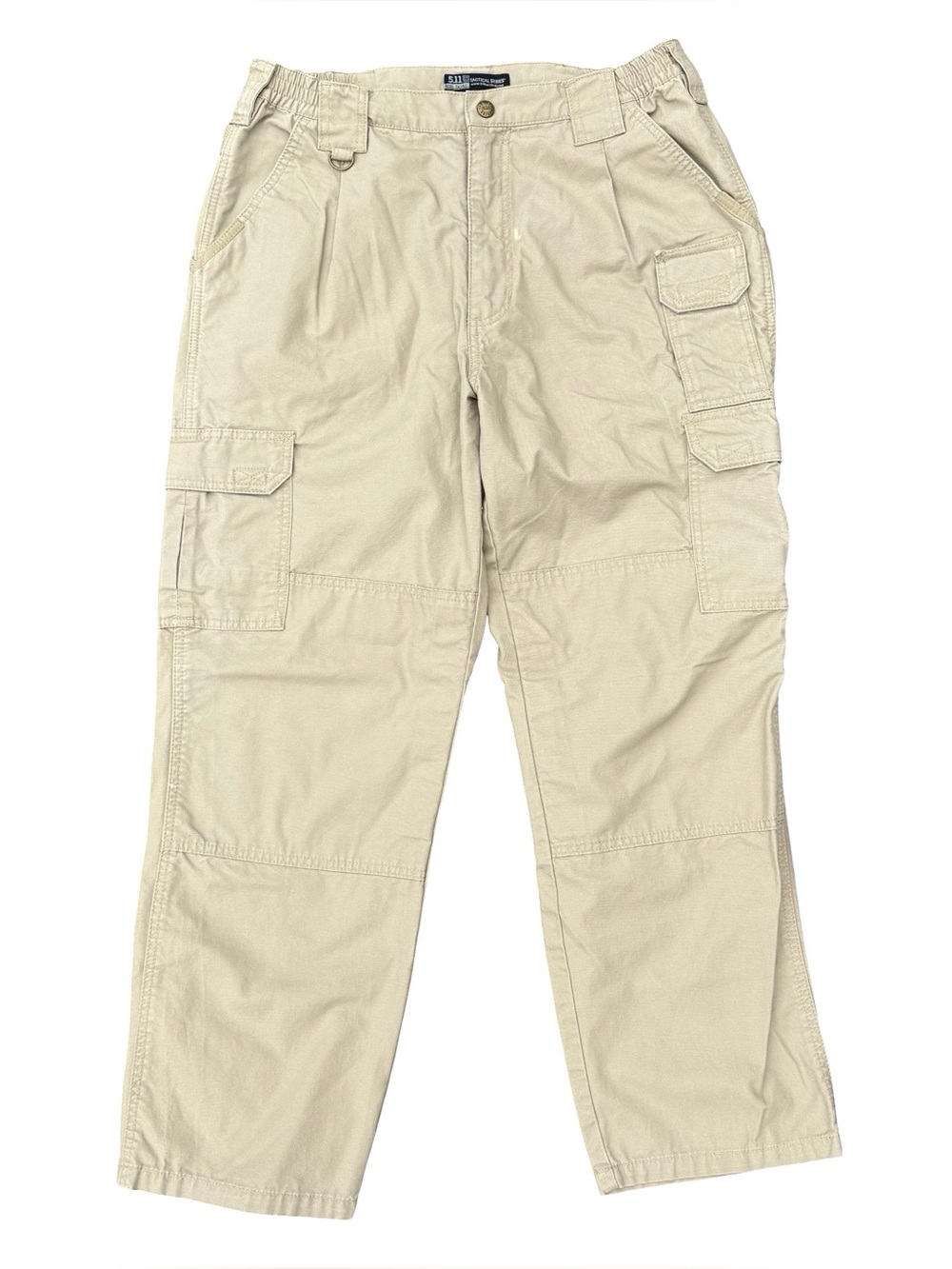 5.11 Tactical Series Men's Pants 34x30 (33x29) Khaki Cargo Canvas Style 74251